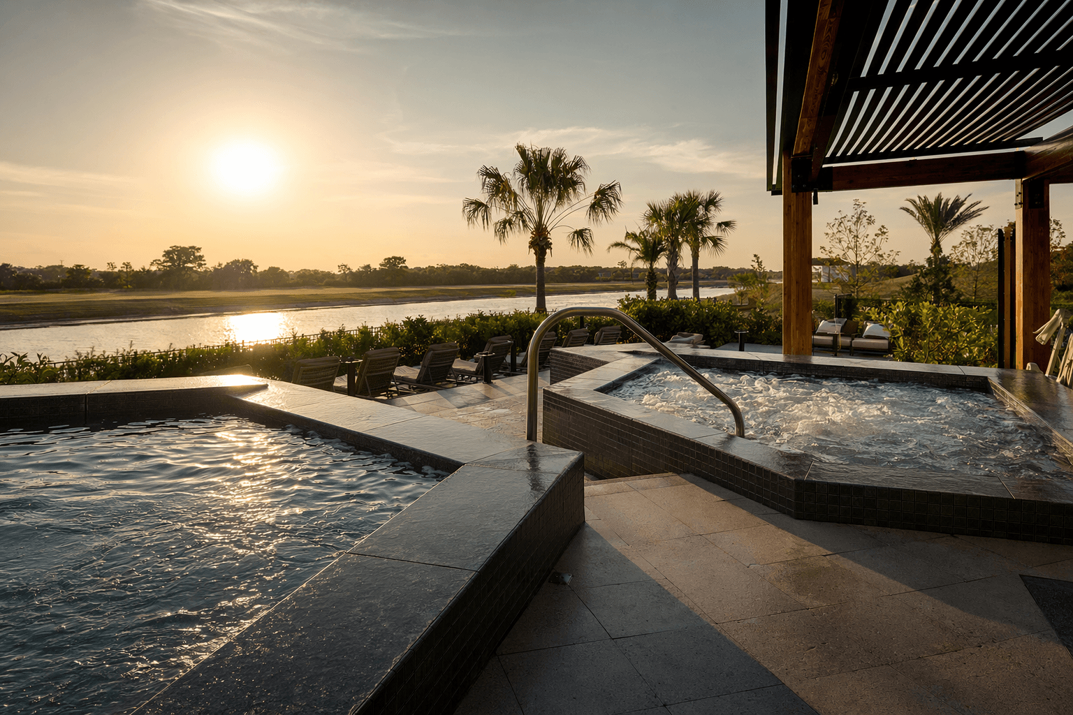 Riverland adds Ember & Salt Spa with hot, cold plunge pools