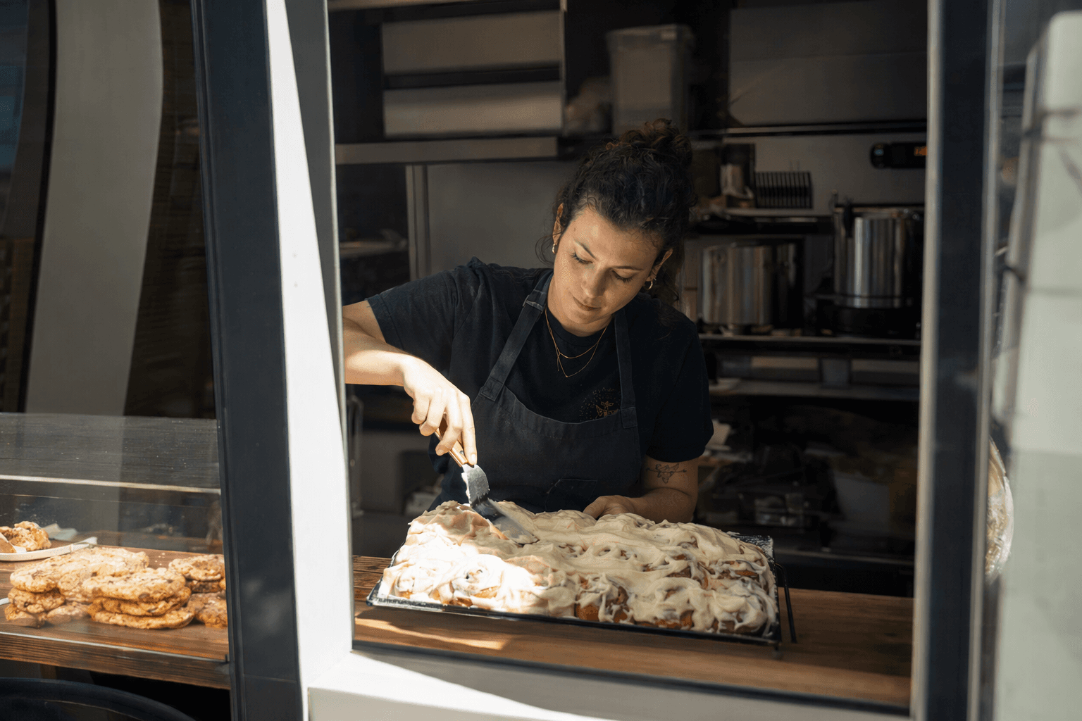 Flour Hustler lands month-long Sparkman Wharf residency for sourdough cinnamon rolls