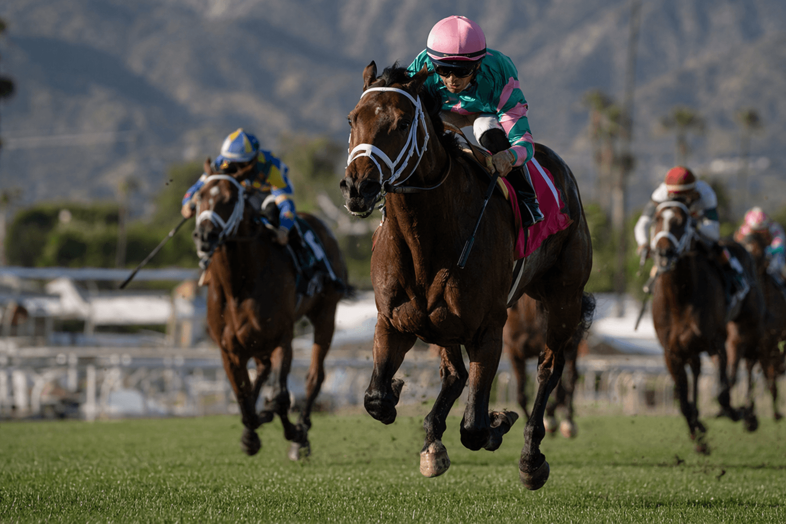 Light Won Up leads full field in Senorita Stakes at Santa Anita
