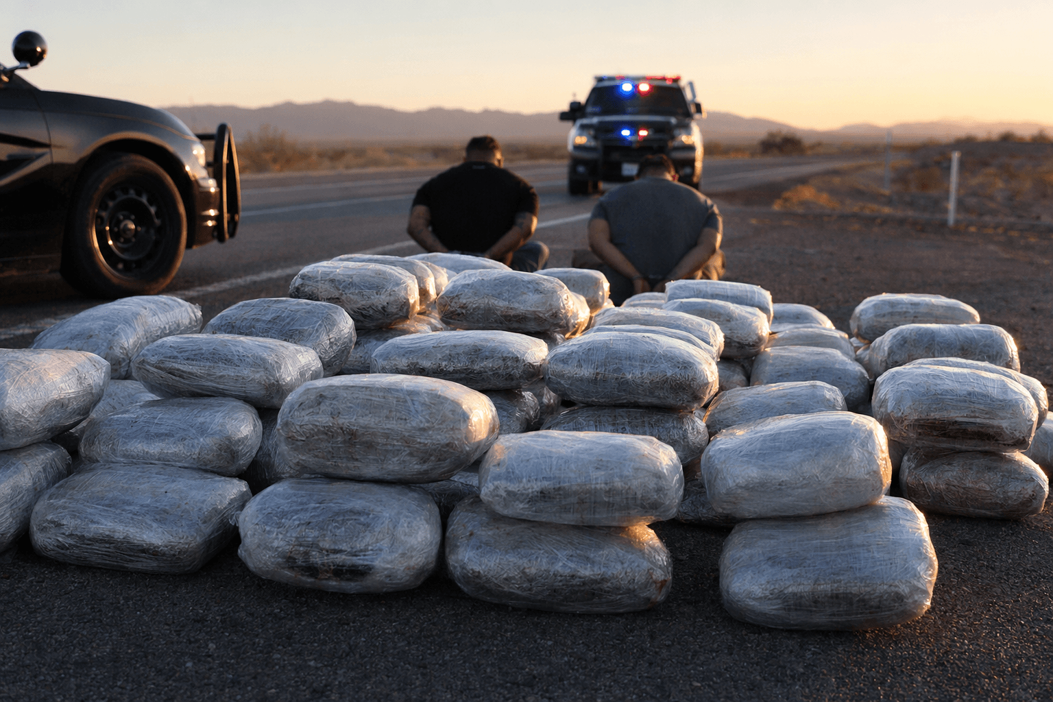 Troopers seize 169 pounds of meth east of Yuma, two charged