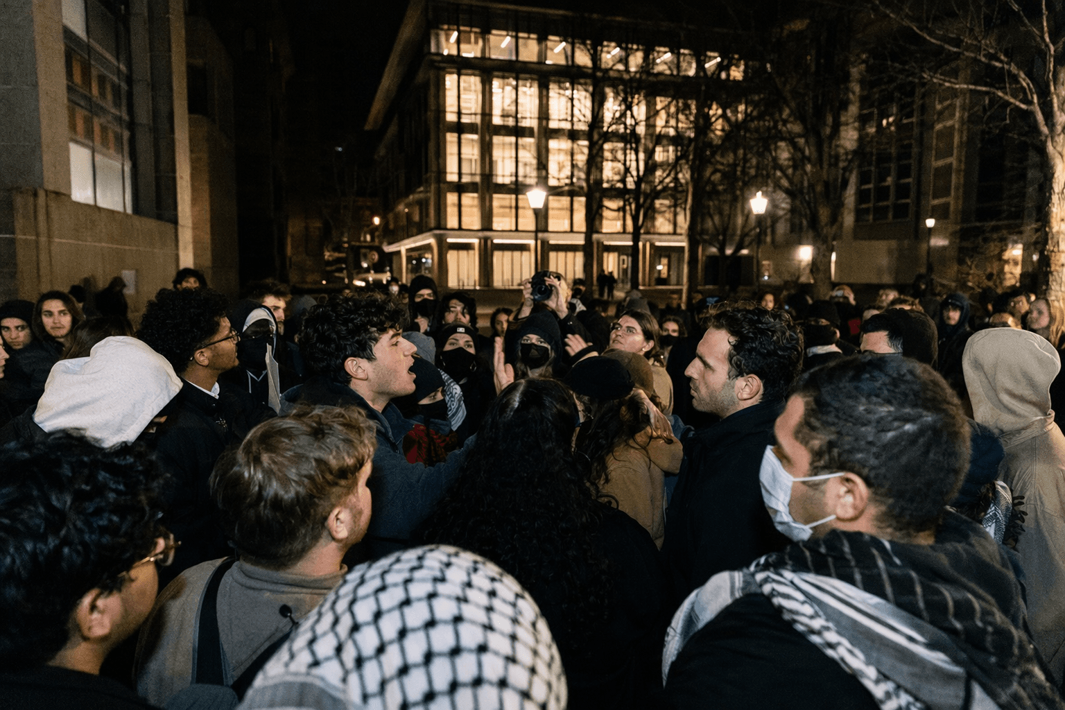 Cornell president, students clash after Middle East debate event