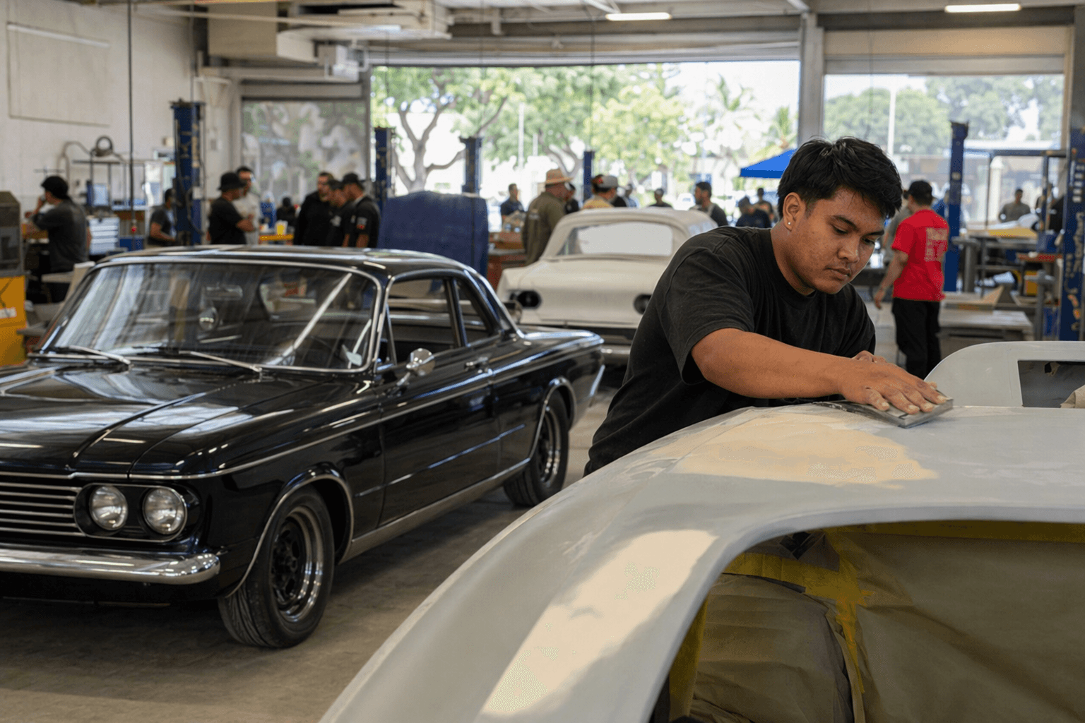 Hawaii Community College showcases auto body milestone, career fair, community pride