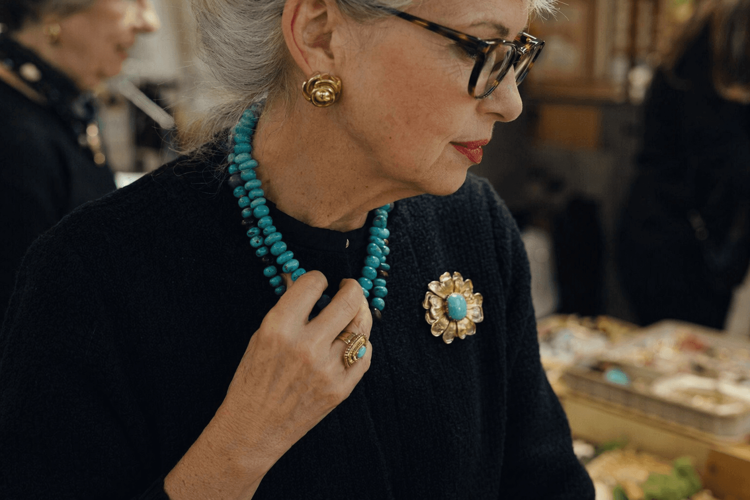 Brooches and Bead Necklaces Lead Vintage Jewelry’s Playful Return