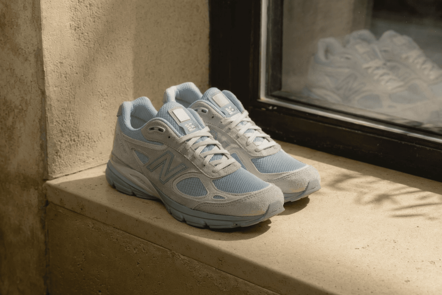 New Balance Moonbeam pack brings faded Cloud Blue 990v4s for summer drop