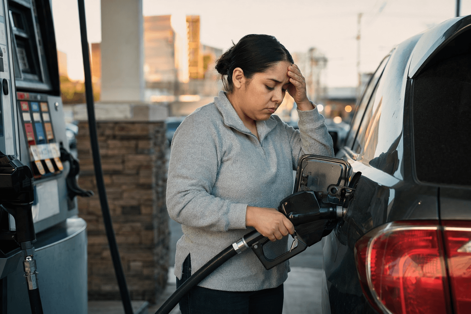 Gas Prices Hit $4.55, Straining Consumers and Widening Economic Divide