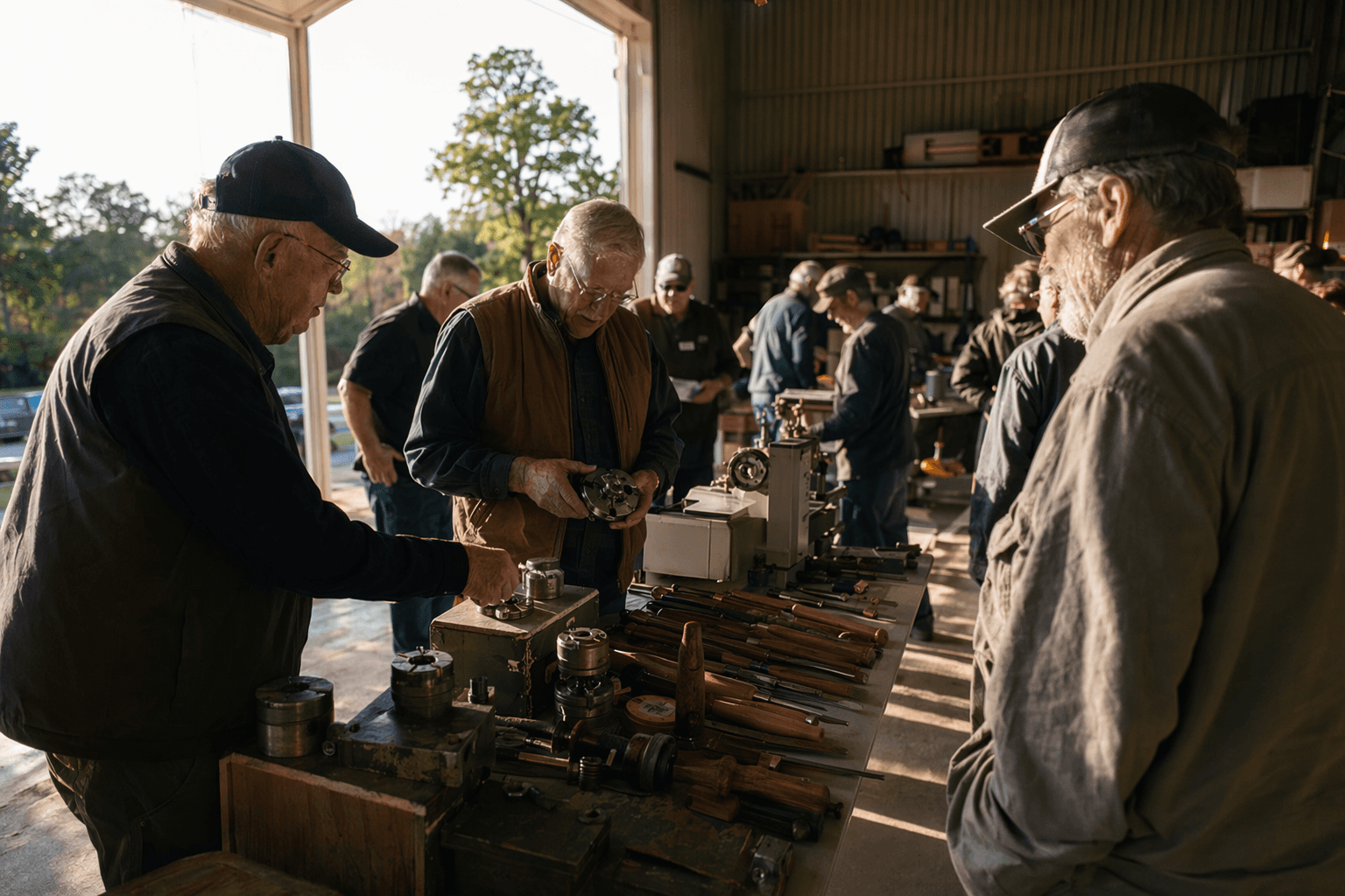 East Texas Woodturners to trade tools, auction gear, and answer questions