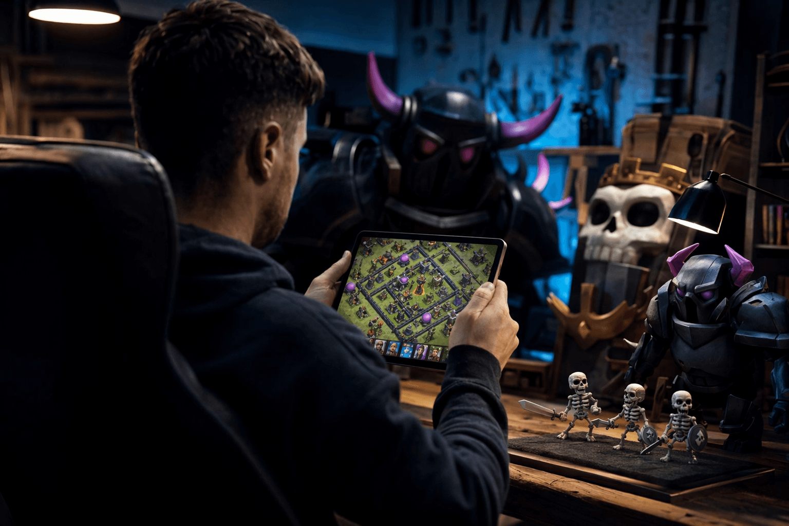 Clash of Clans May 2026 calendar packs Skeleton Kingdom season and key events