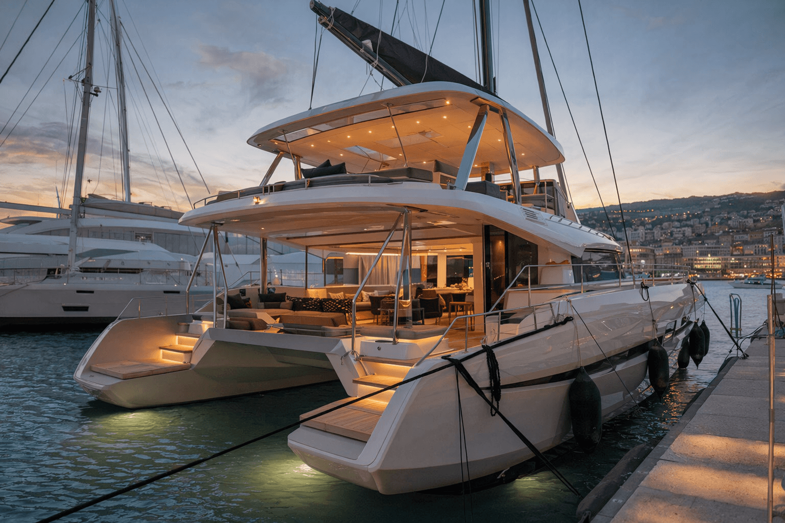 Catamarans Gain Ground at MYBA Charter Show, Luxury Fleet Expands
