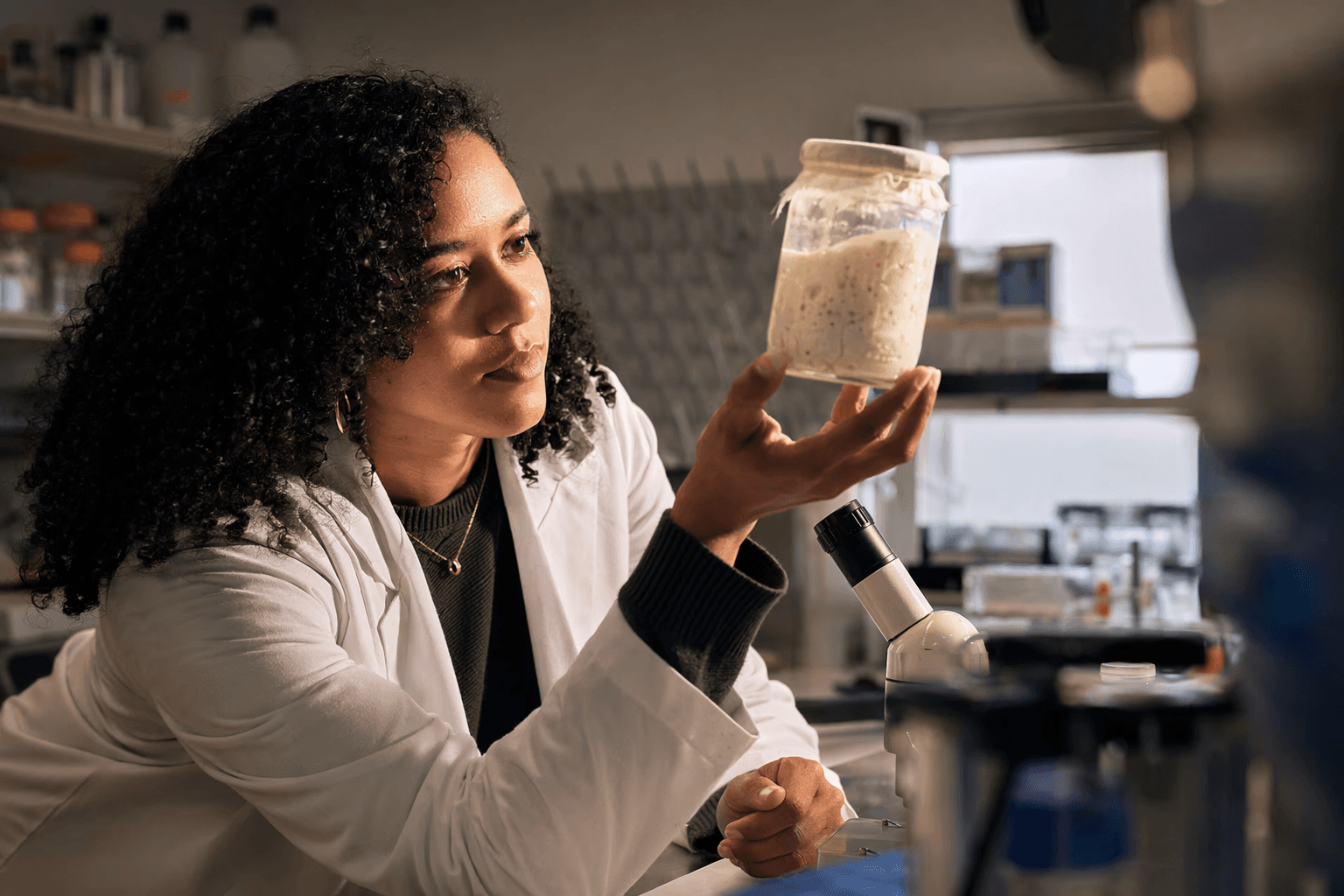 Sourdough starter obsession leads baker toward yeast-based medical research