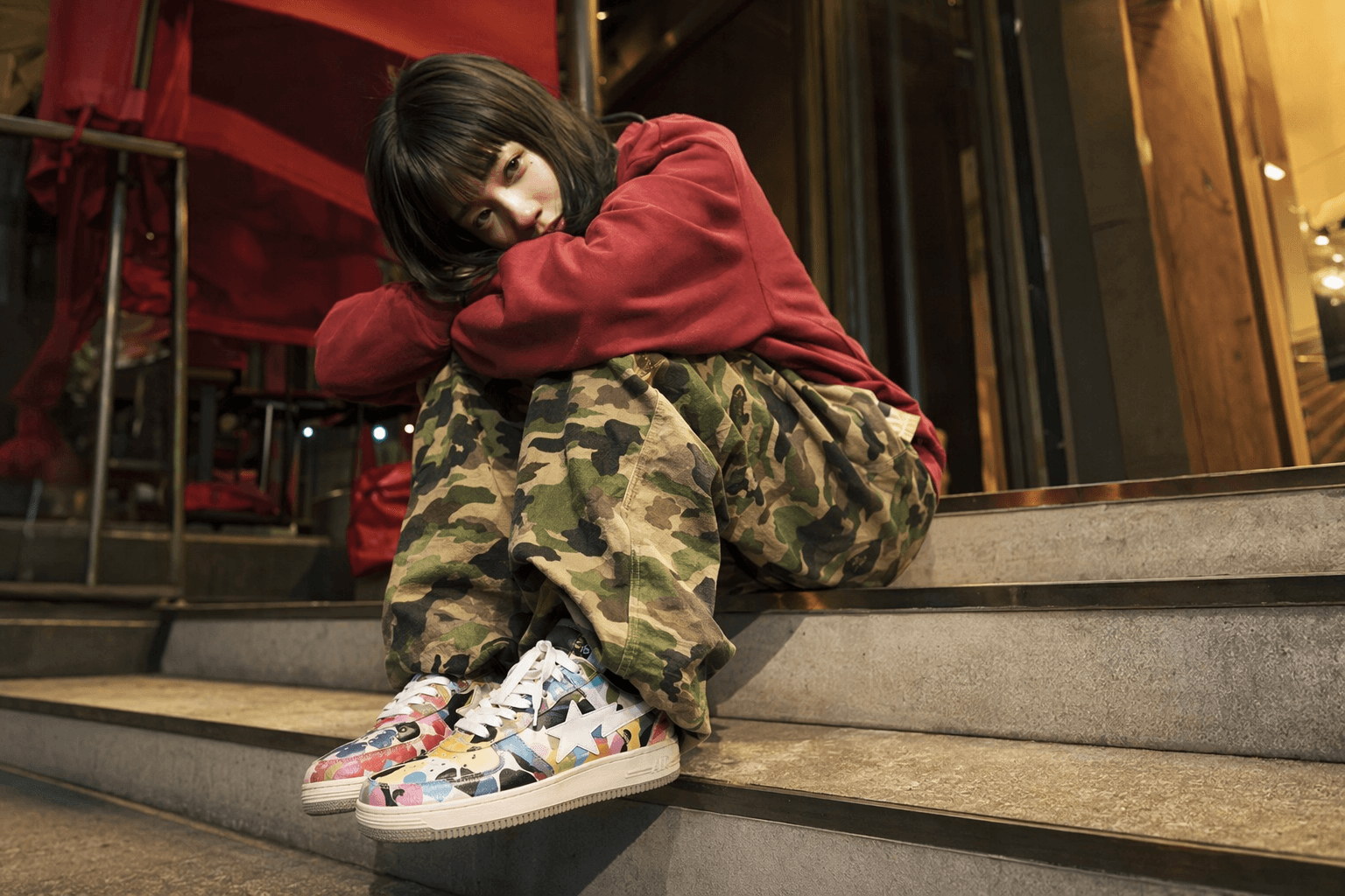 BAPE revives 2004 MULTI CAMO on BAPE STA ICON sneaker