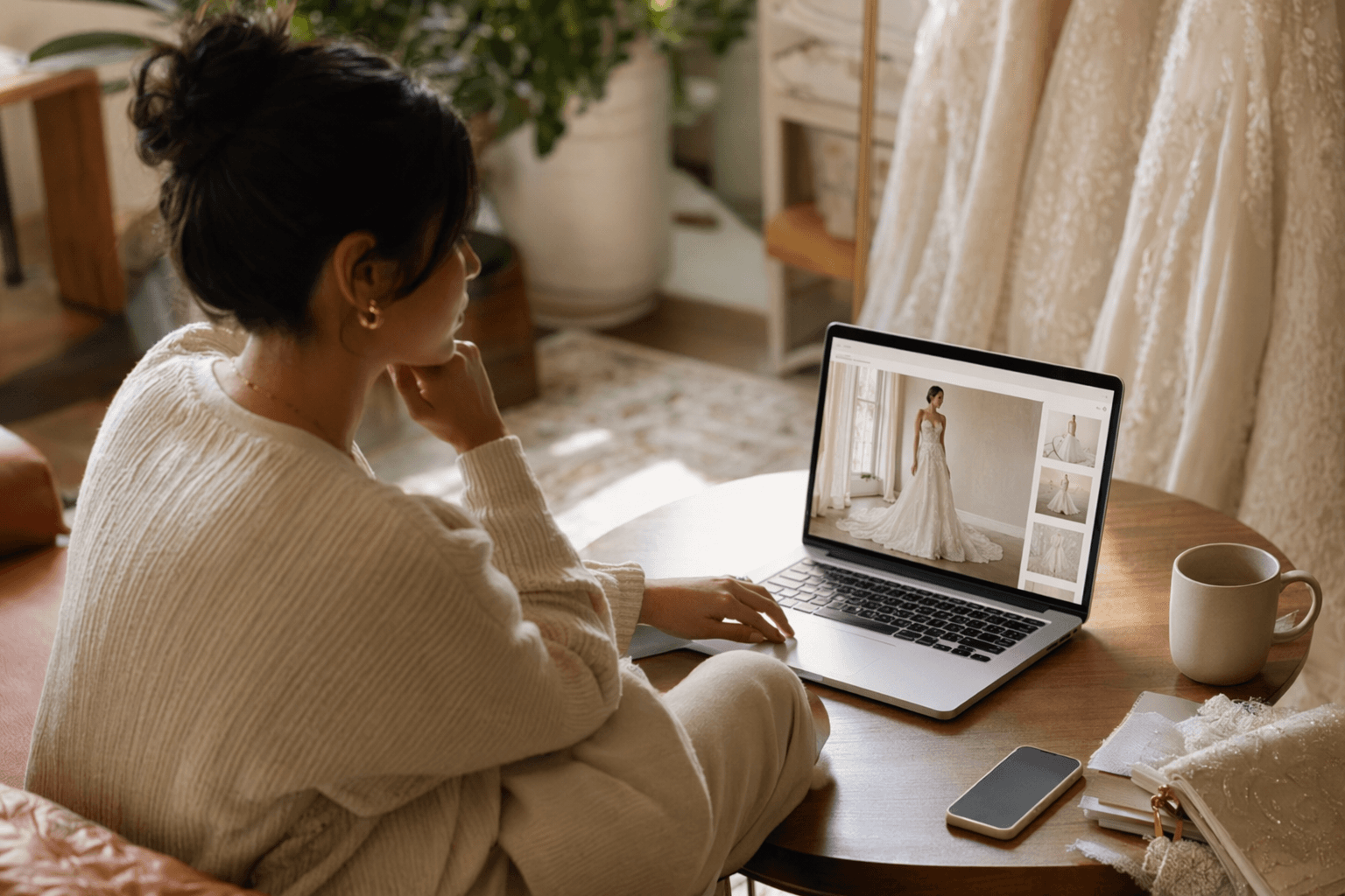 Best Places to Buy Wedding Dresses Online, Without Losing the Salon Feel