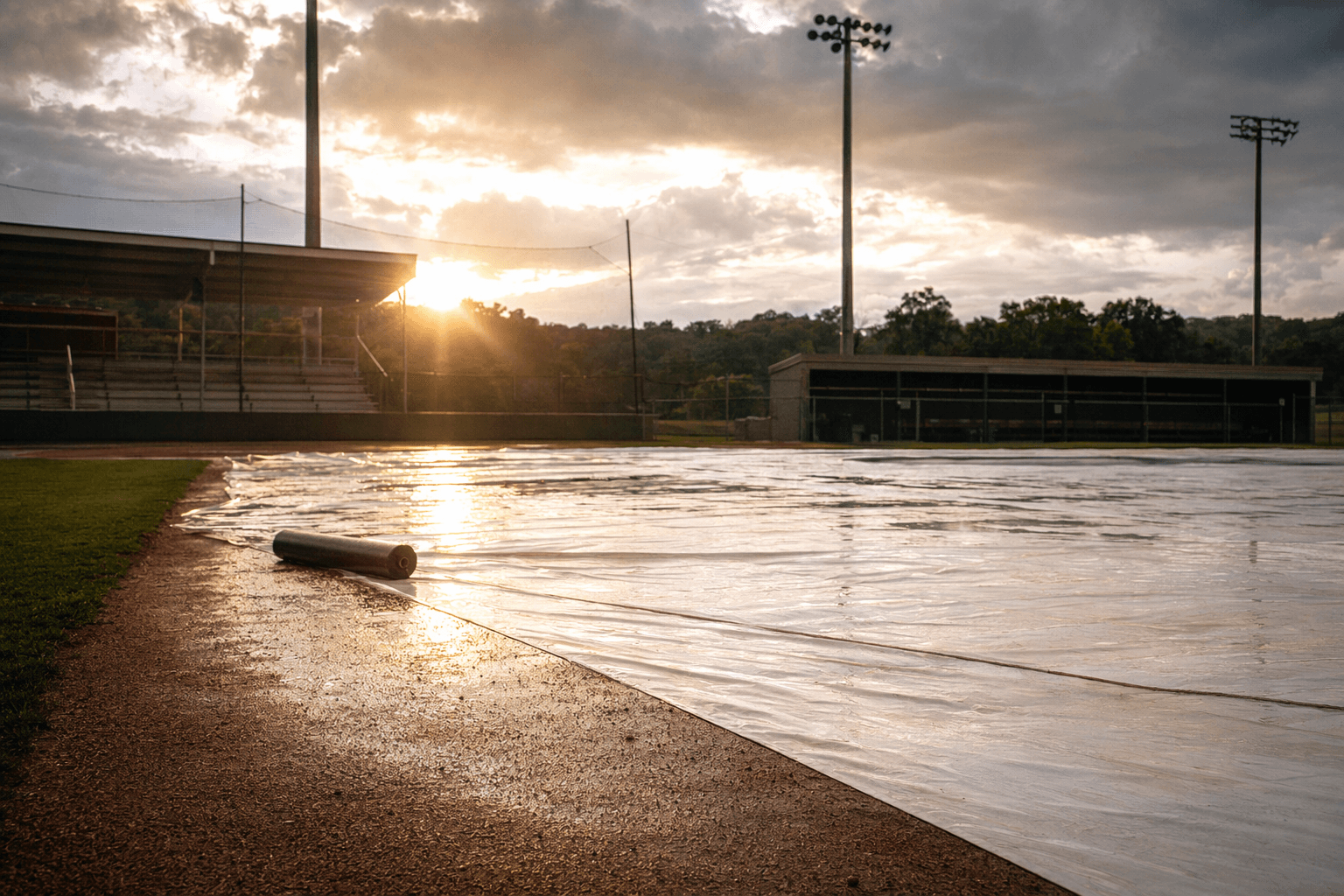 Weather halts tied Atchison-Maur Hill baseball rivalry with bases loaded