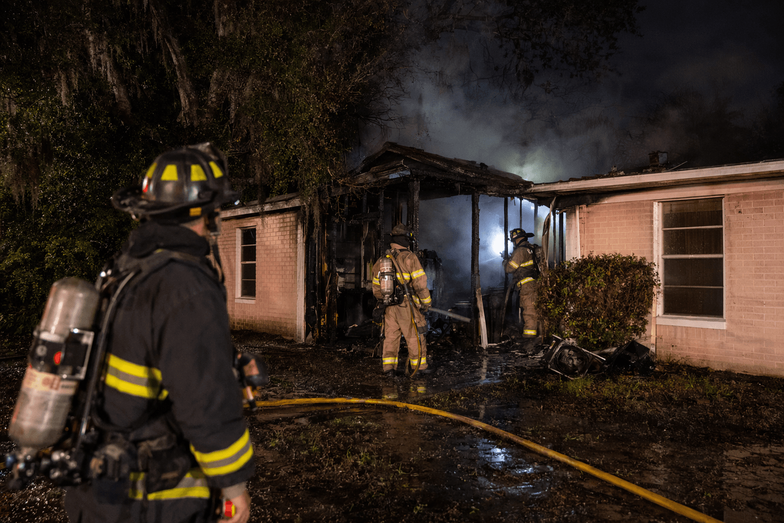 Unattended candles spark Brooksville duplex fire, Hernando County crews respond