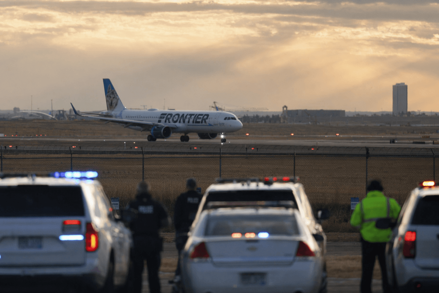 Frontier flight aborts takeoff after person on Denver runway struck