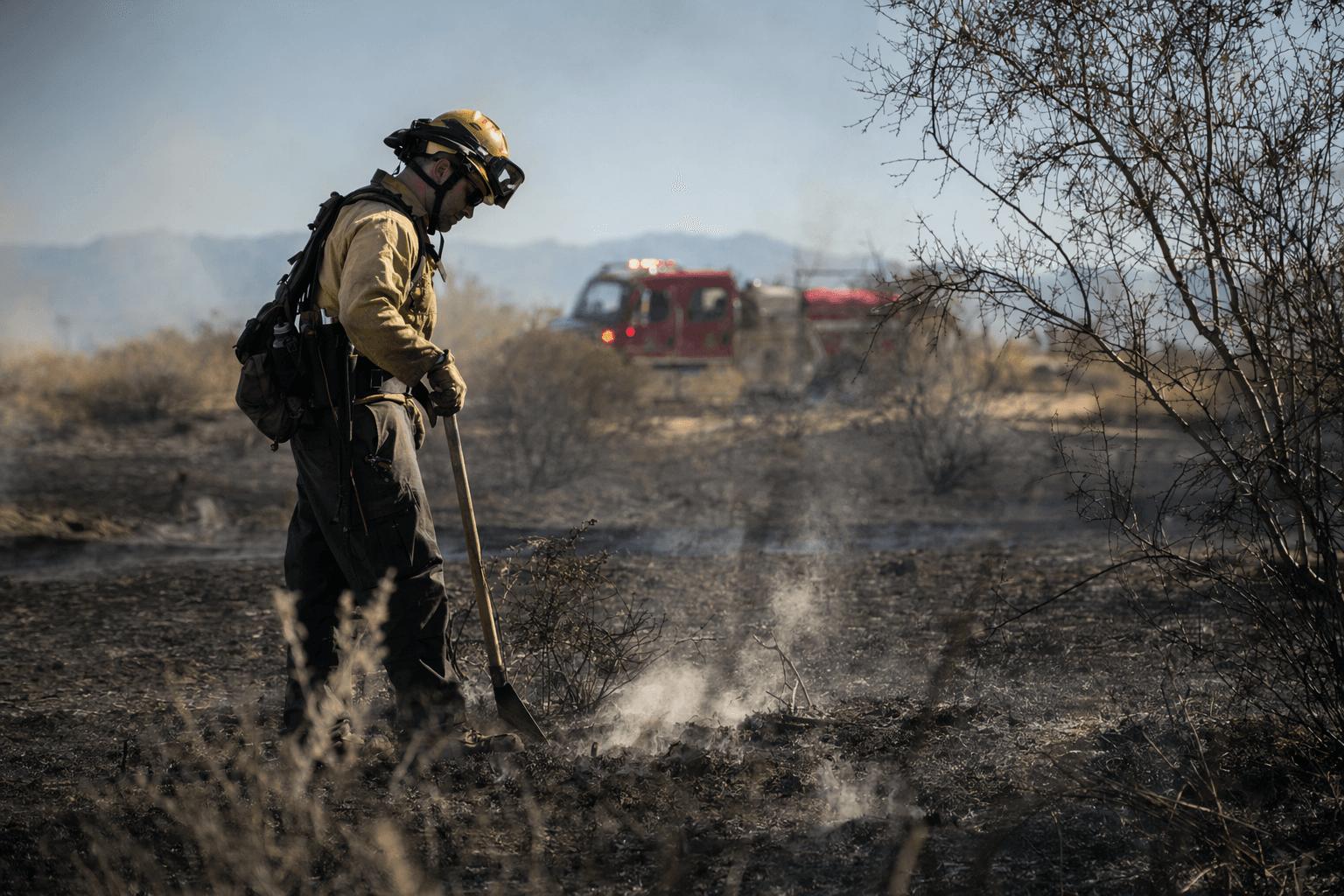 Haven Fire burns 15 acres near Yuma, crews check for hot spots