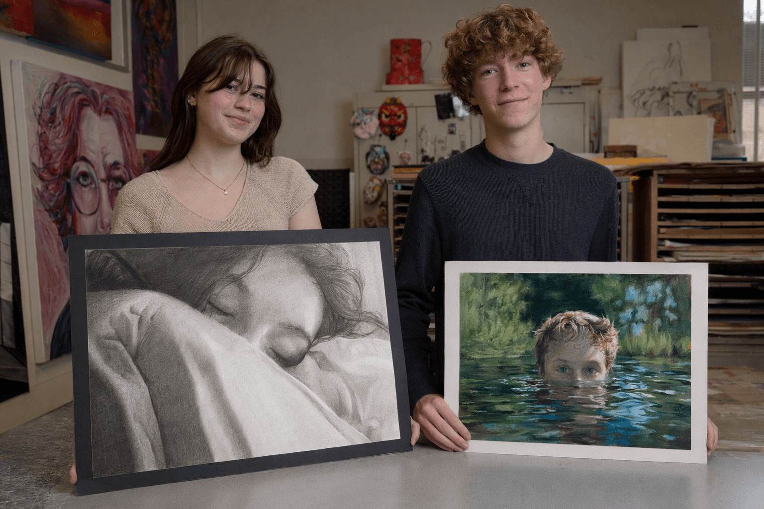 Oak Harbor High students sweep top two spots in congressional art contest