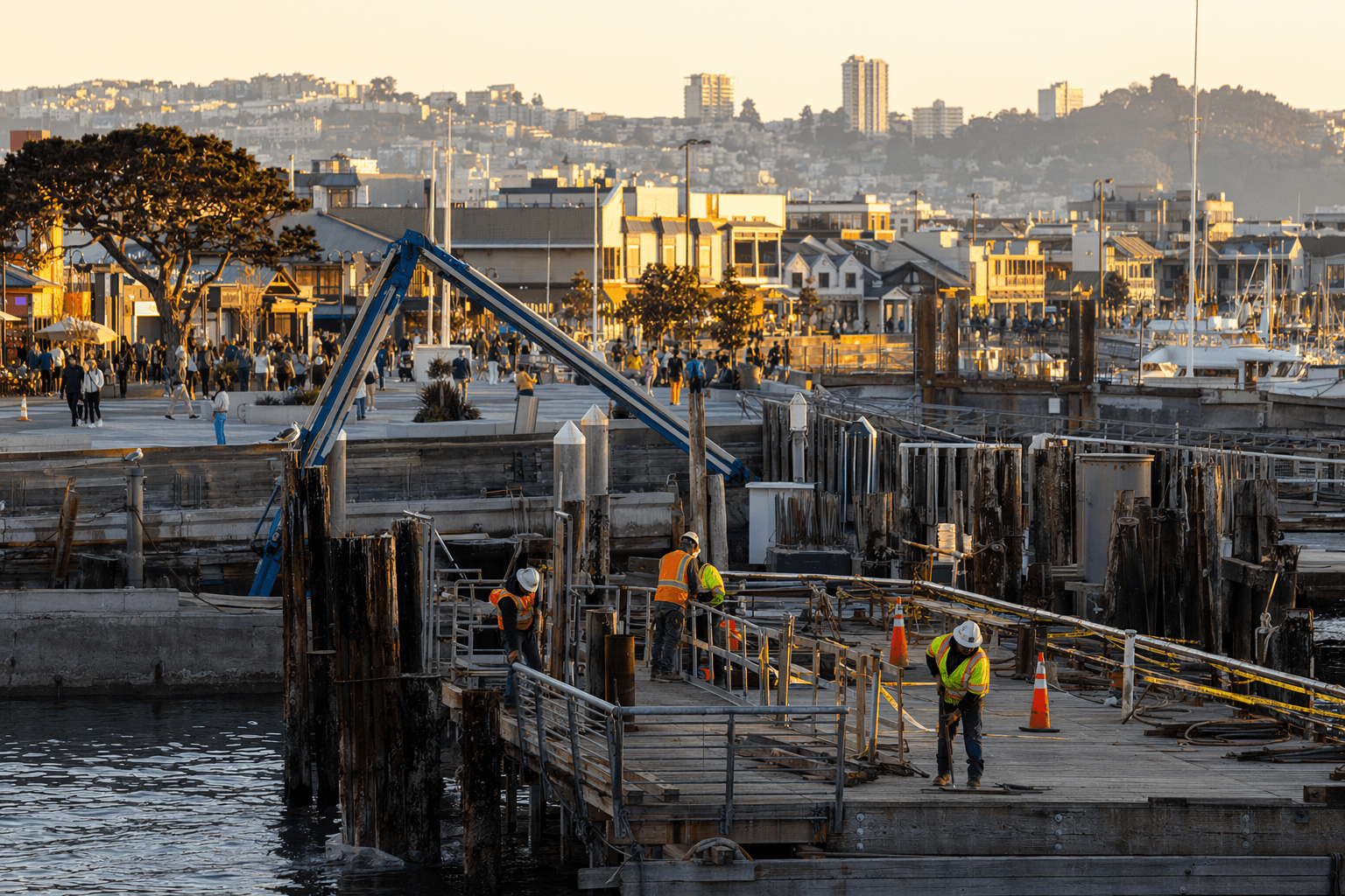 Fisherman’s Wharf modernizes as commercial fishing struggles to hold ground