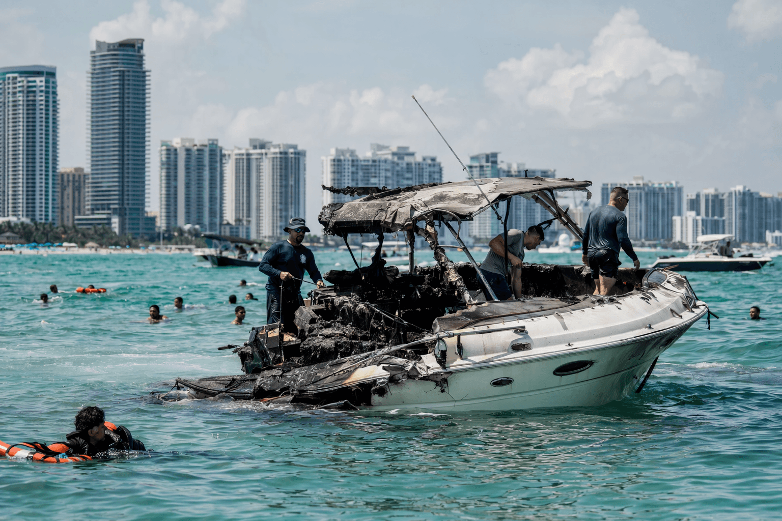 Boat explosion near Miami Beach injures 11, prompts mass-casualty response