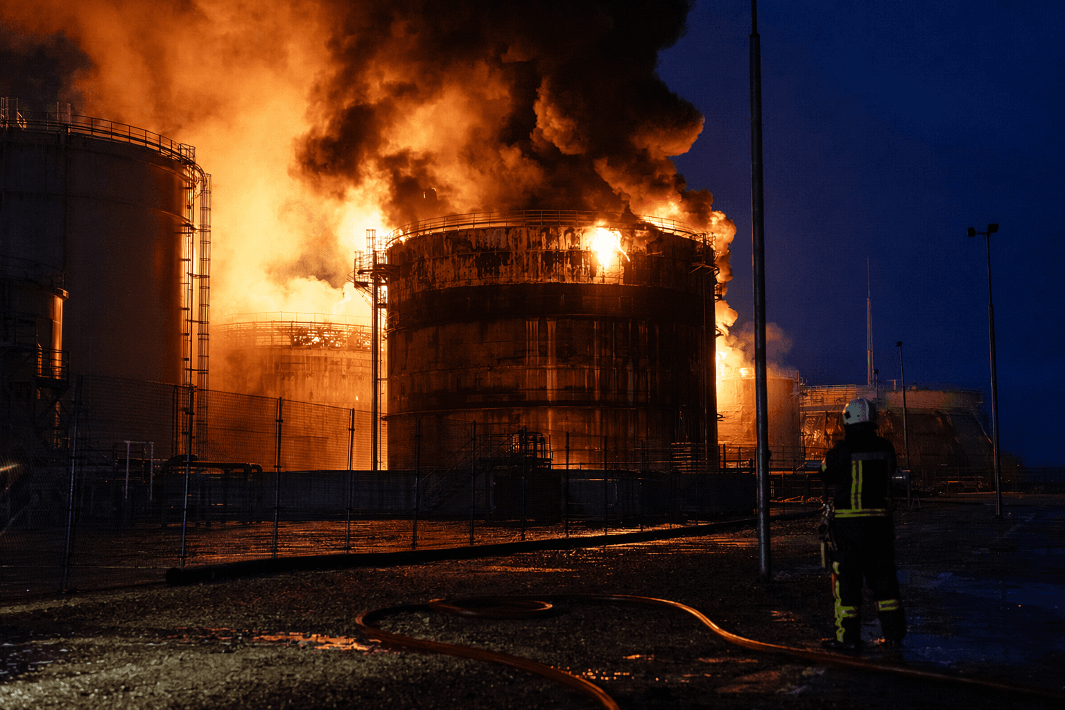 Latvian defense minister resigns after Ukrainian drones strike oil tanks