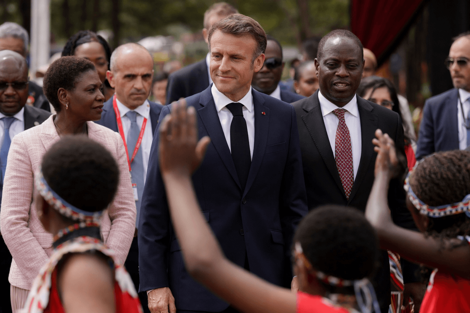 Macron visits Kenya, pitching France as equal partner in Africa