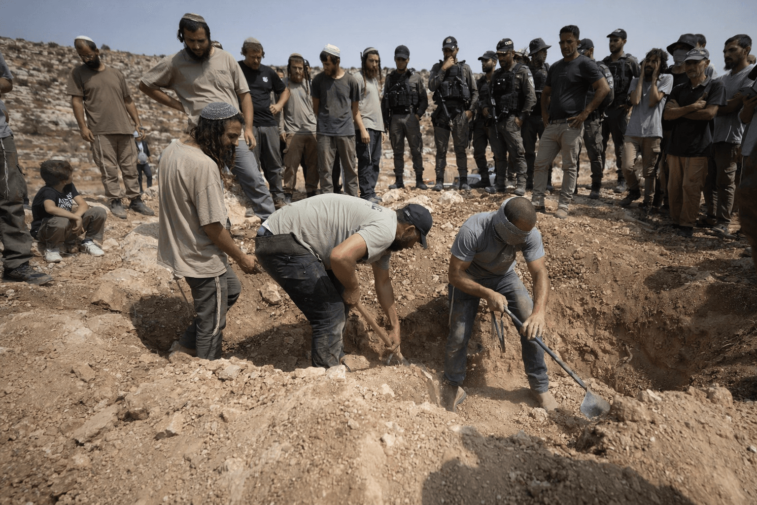 Settlers Force Palestinian Family to Exhume Father in West Bank