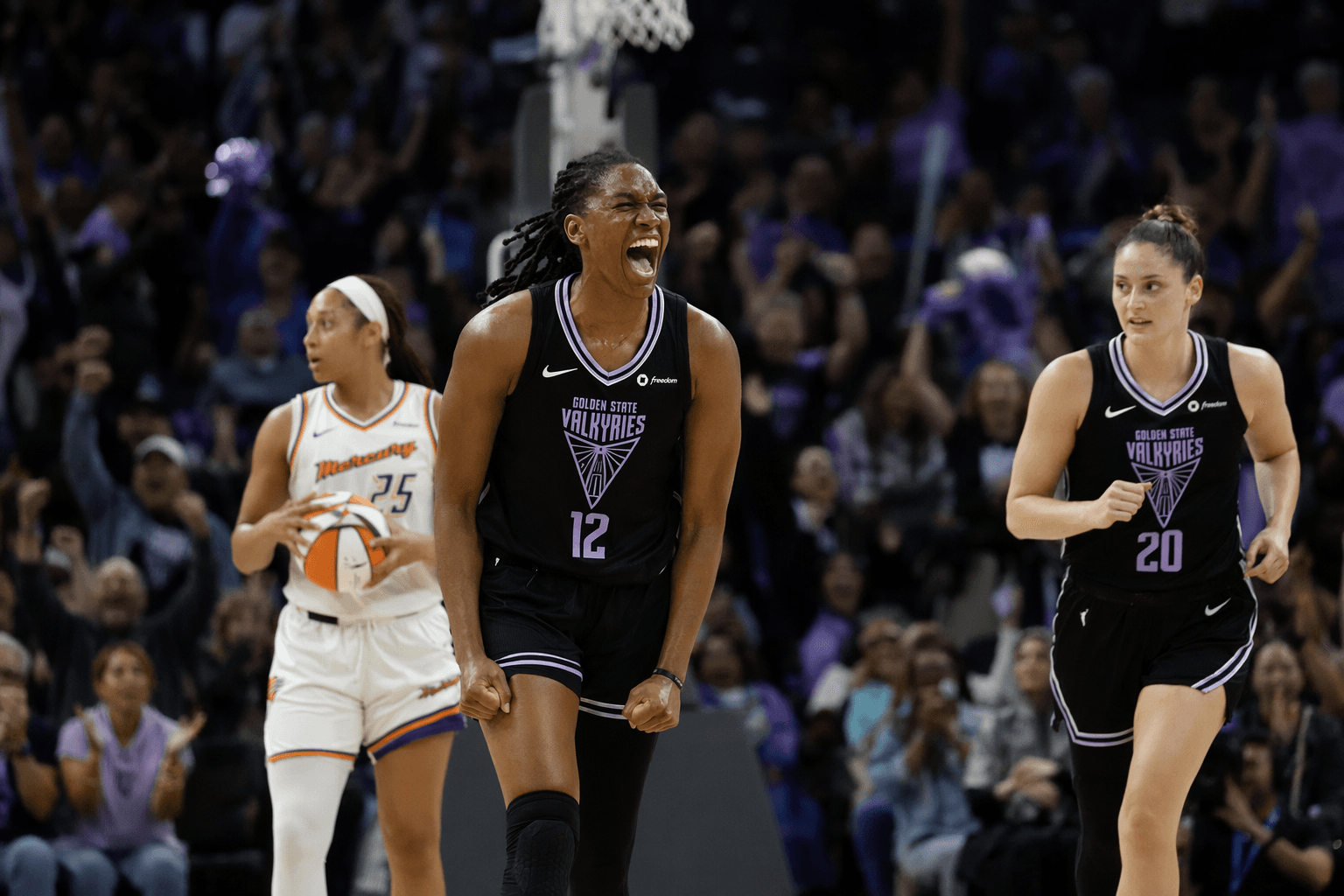 Valkyries rout Mercury in home opener behind huge second quarter
