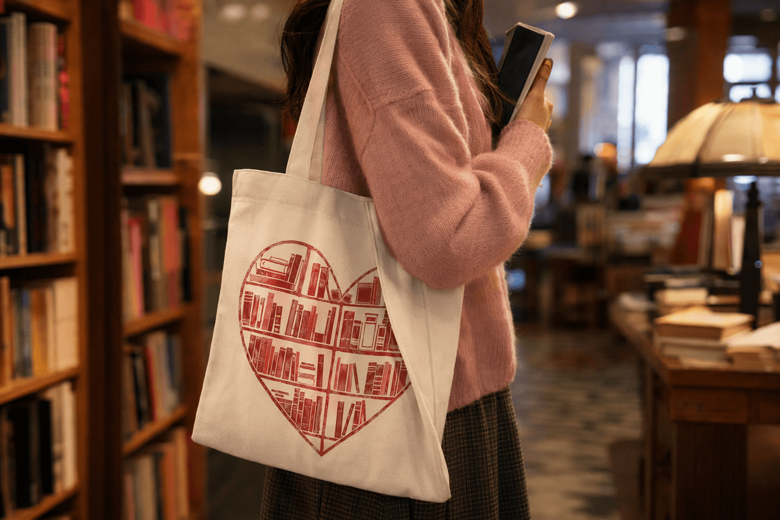 Barnes & Noble’s viral heart-shaped Book Lover tote is a charming Valentine’s gift