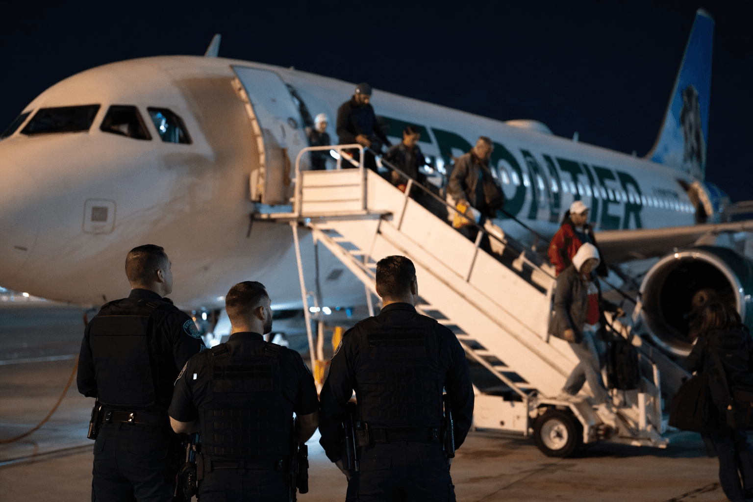 Frontier flight evacuated at Denver airport after gun magazine found aboard