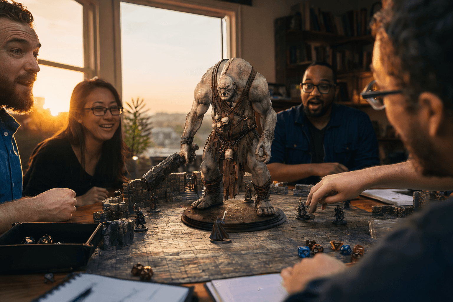 WizKids Unveils Huge Pathfinder Battles Giant Animated Statue Miniature