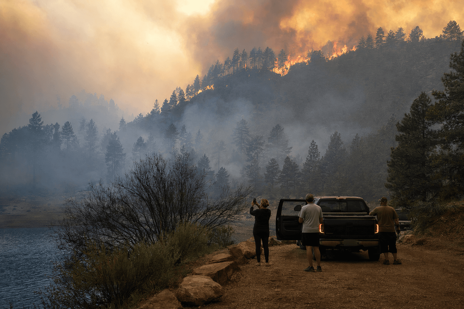 Wildfire Near Horseshoe Lake Raises Spring Travel Risks in Arizona