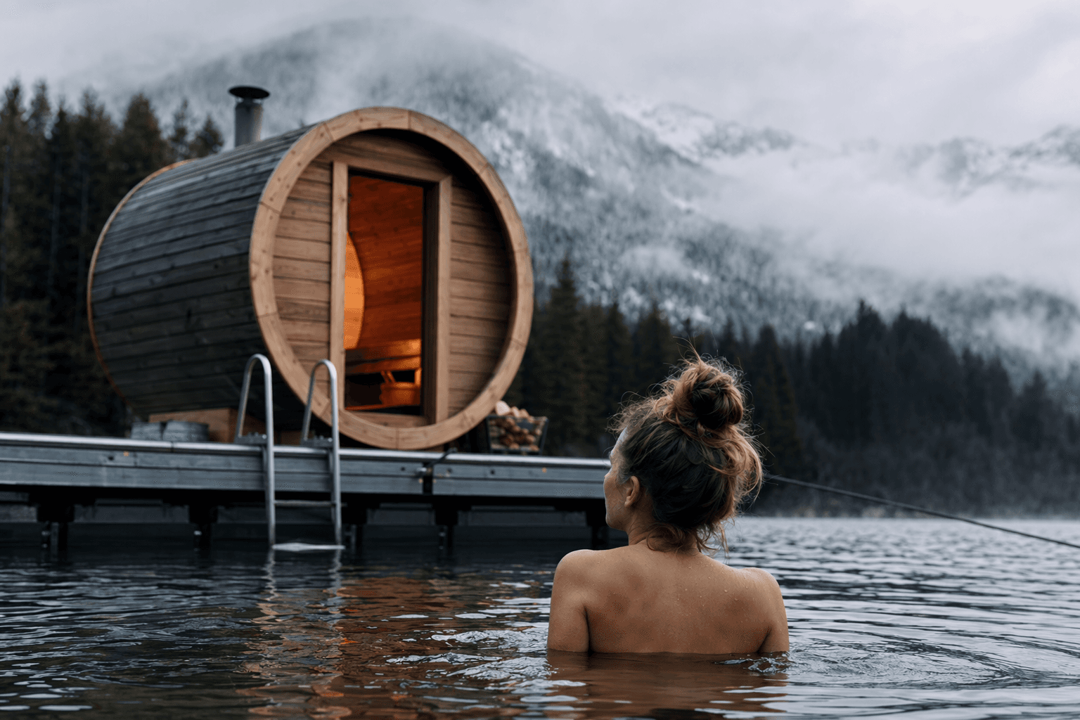 Floating Saunas Turn Heat-and-Cold Recovery Into a Travel Trend