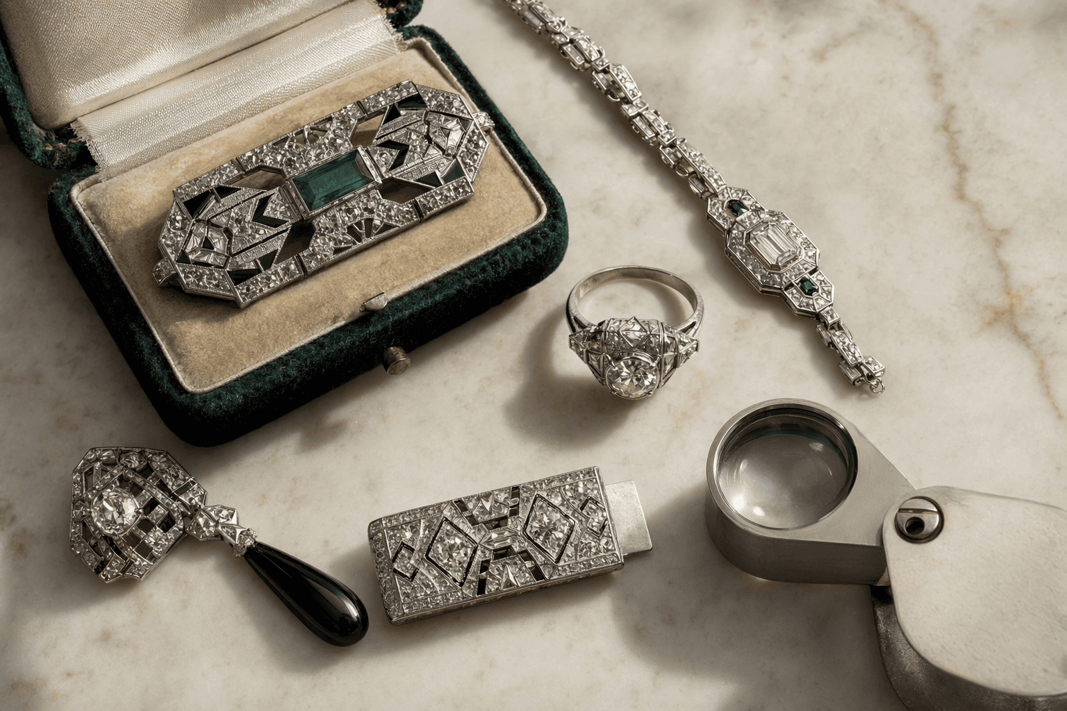 How to Spot True 1920s-1930s Art Deco Jewelry From Lookalikes