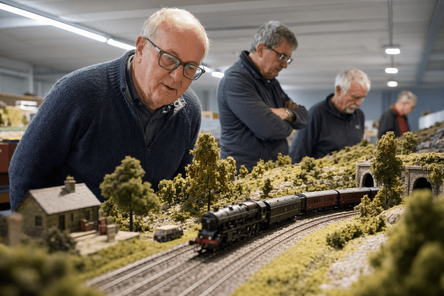 Swindon Model Railway Club Marks First Year in New Clubroom