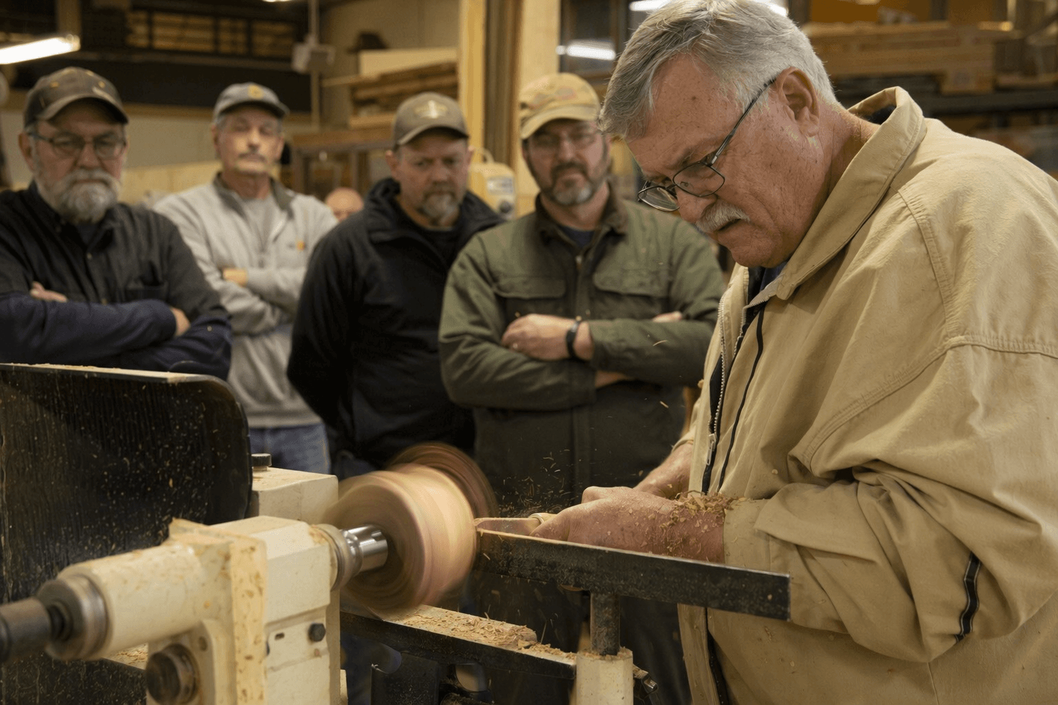 Central New England Woodturners blends Learn and Turn with May demonstration
