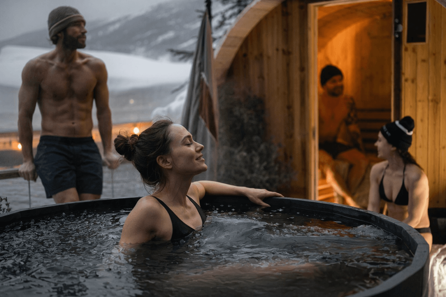 Nordic Wellness Traditions, Ice Baths and Saunas Gain Social Appeal in America