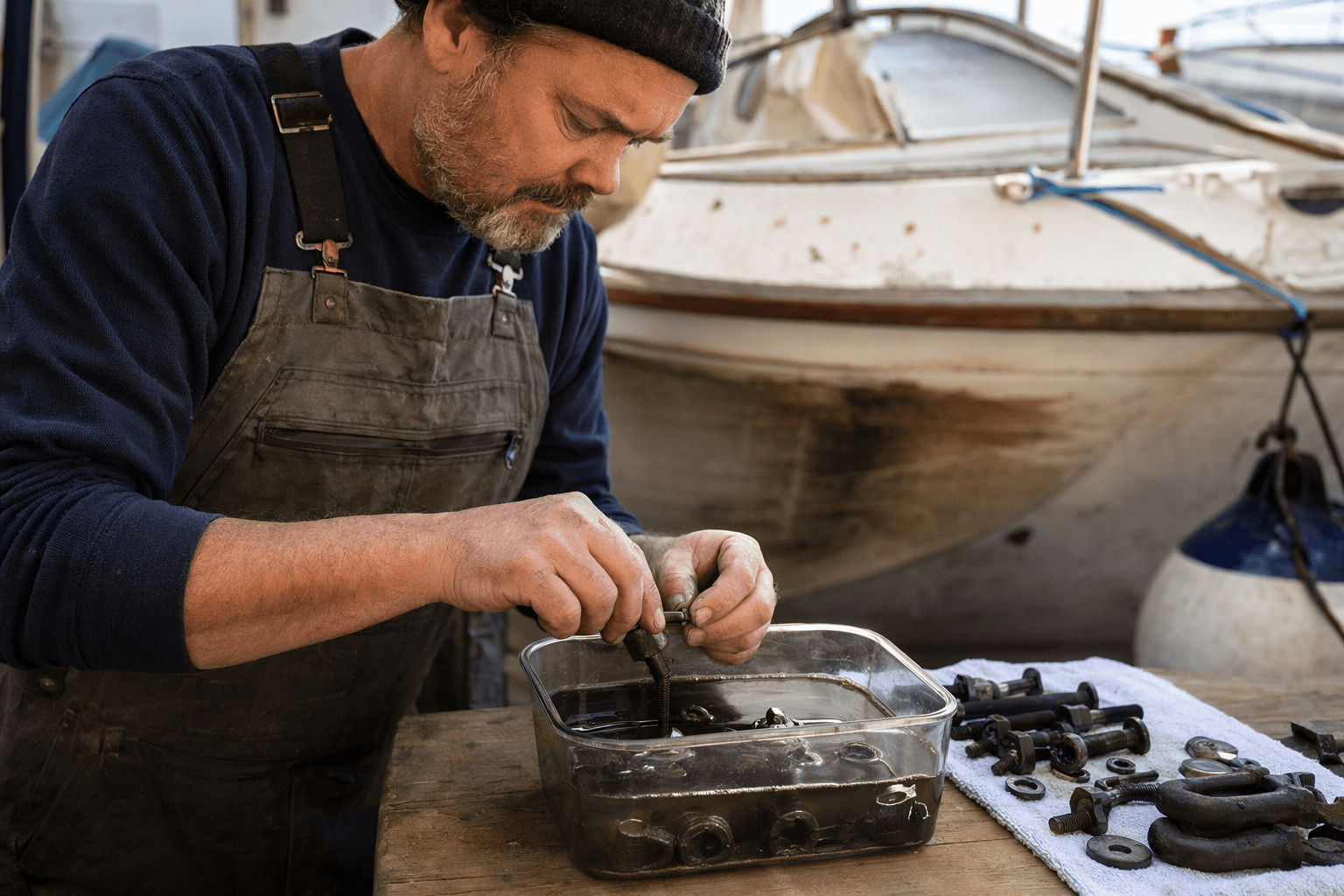 Phosphate Coatings Rescue Rusty Tools and Protect Marine Hardware