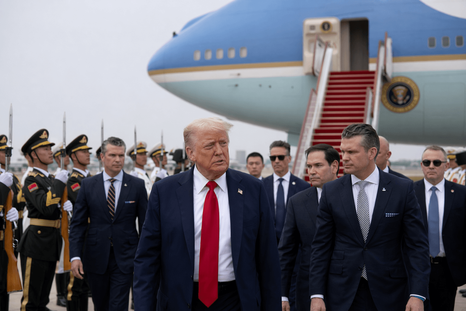Trump arrives in Beijing for high-stakes summit with Xi Jinping