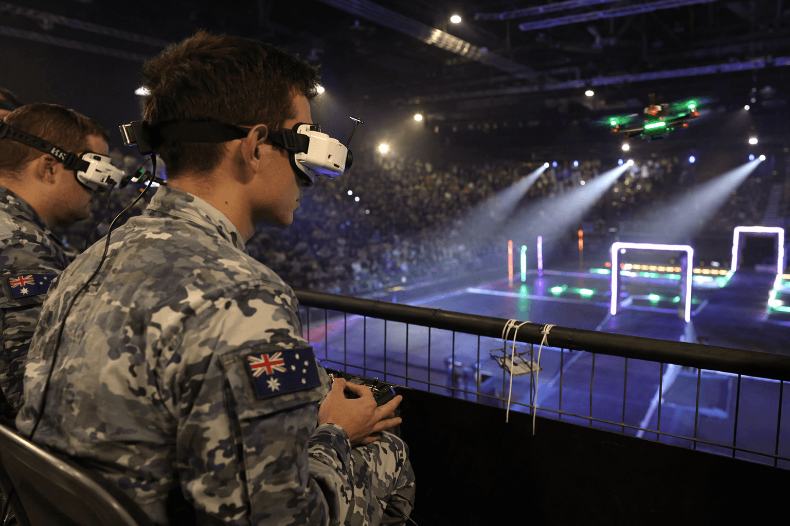Australia’s Air Force drone racers finish fifth in Sydney tournament