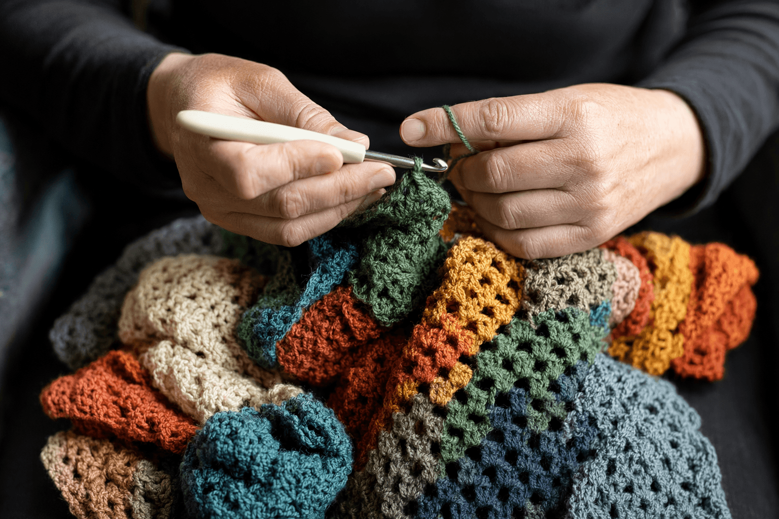 Lion Brand’s Crochet Mood Blanket 2026 turns feelings into color