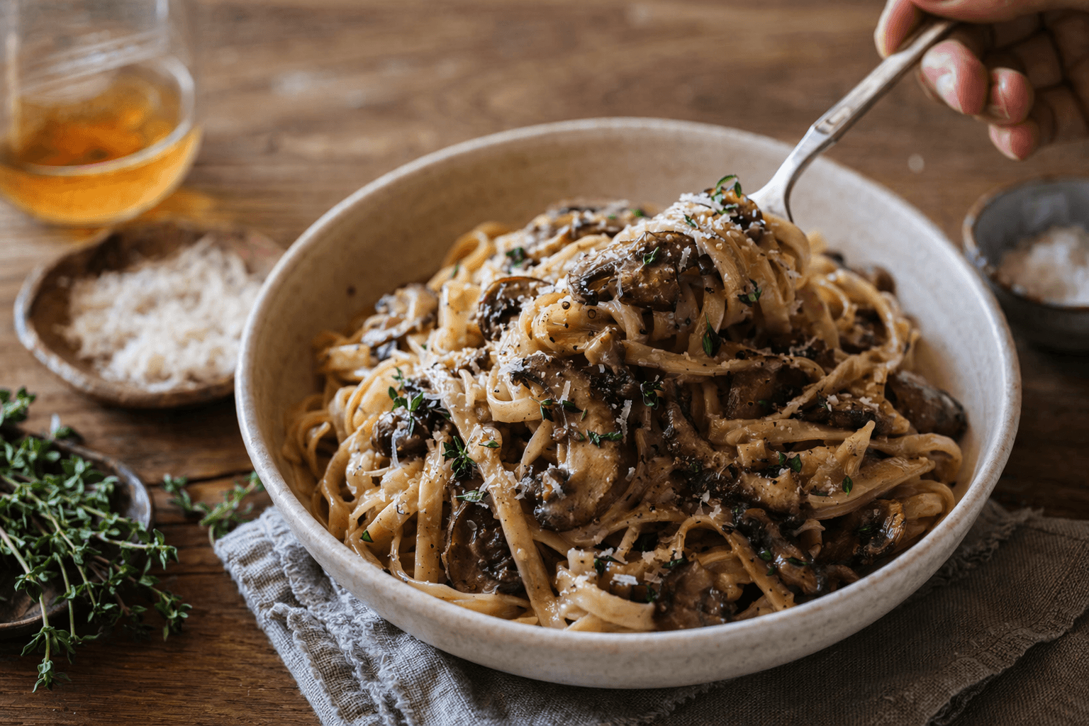 Chef John’s creamy mushroom pasta gets a savory, polished update