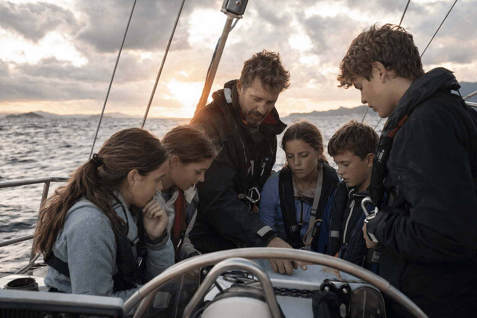 Sailing family turns 14 years aboard into a seamanship school