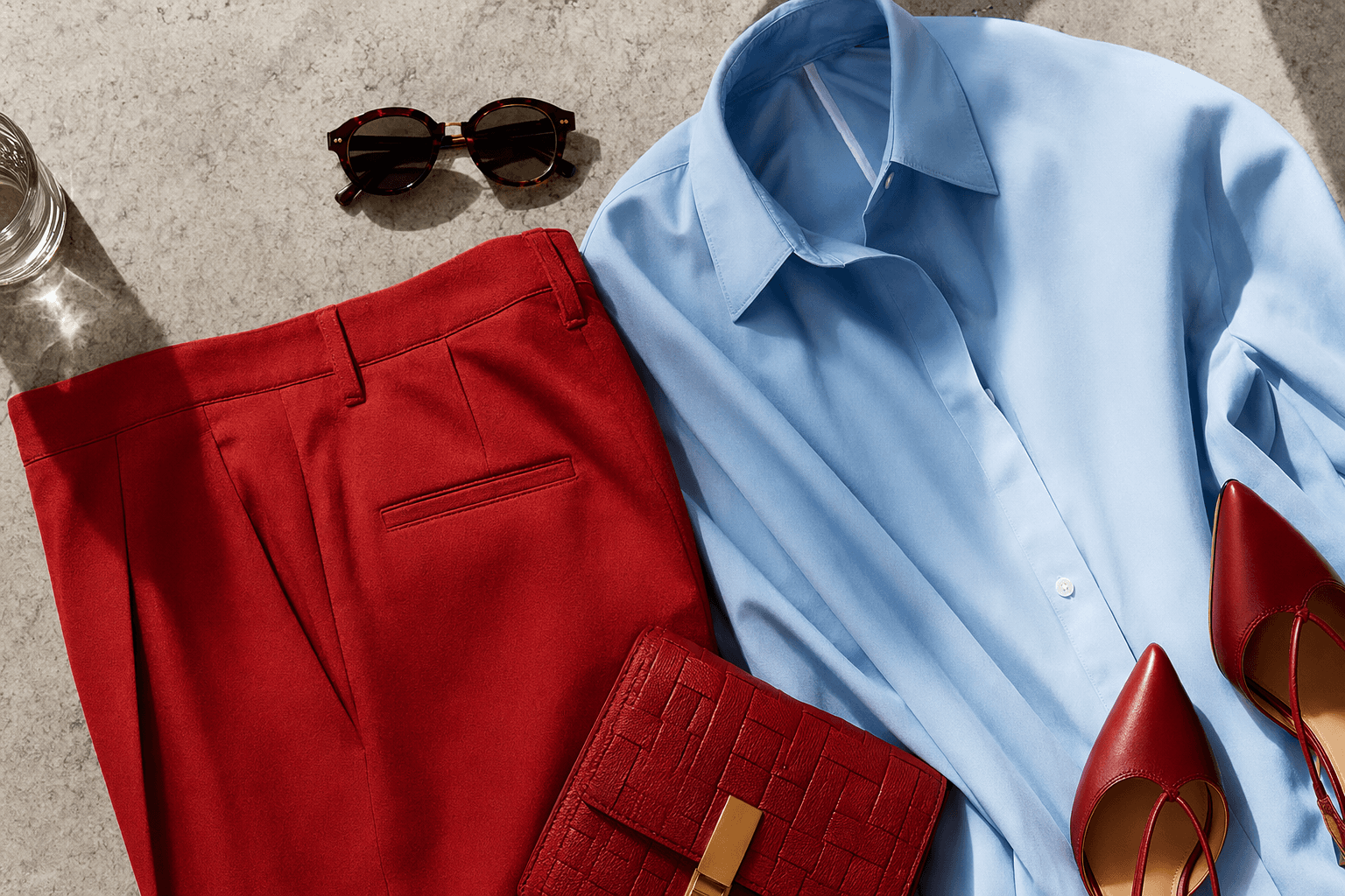 Gwyneth Paltrow makes red-and-blue dressing look effortlessly current