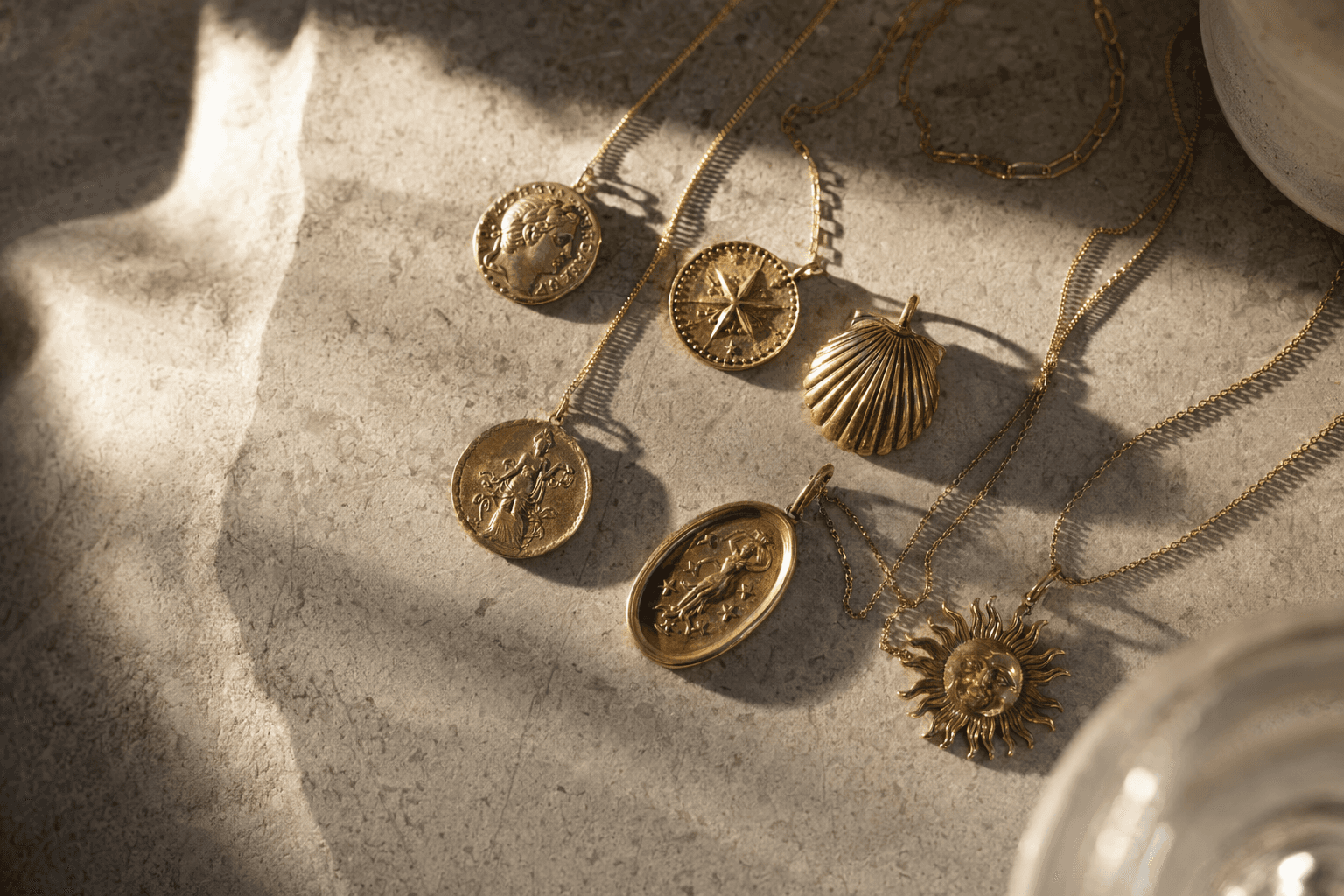 Spring 2026 jewelry turns to talismanic amulet necklaces and coins
