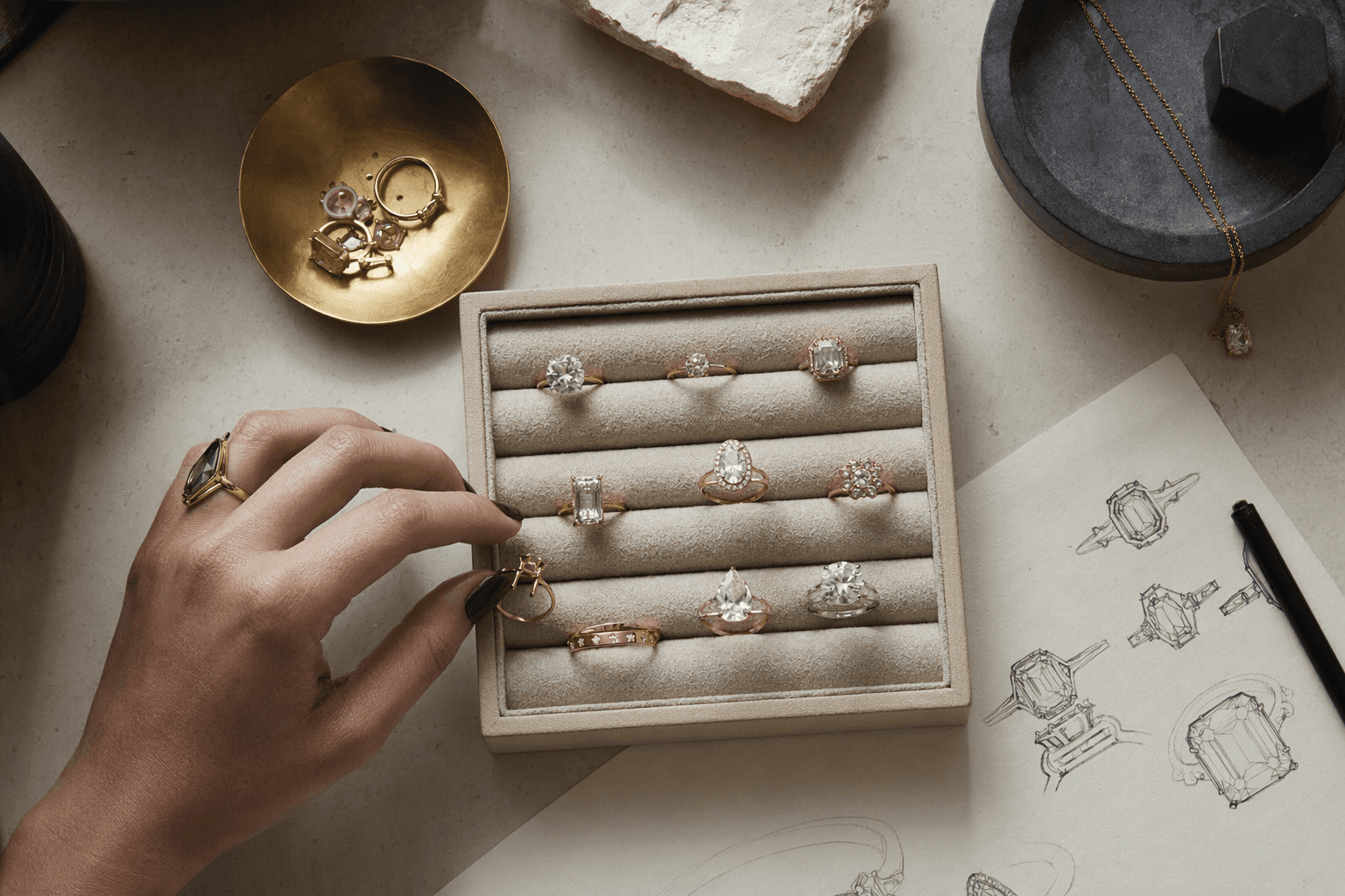 Viviana Langhoff opens intimate Chicago flagship for custom jewelry consultations