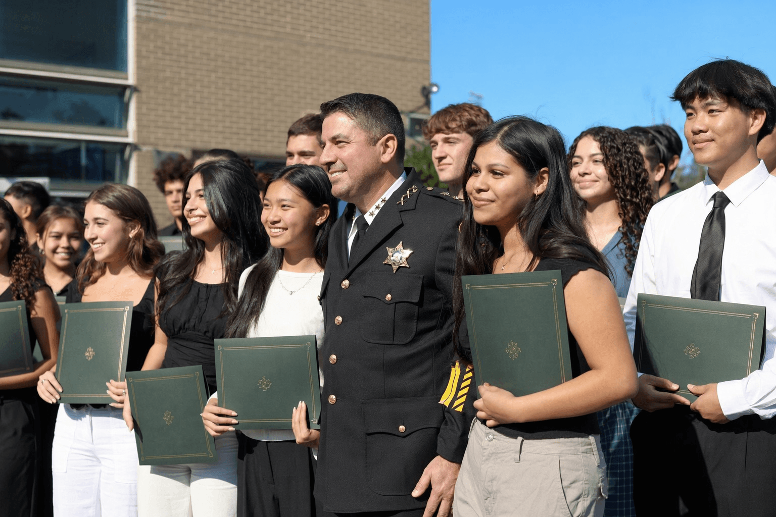 Suffolk sheriff graduates 36 Patchogue-Medford student ambassadors