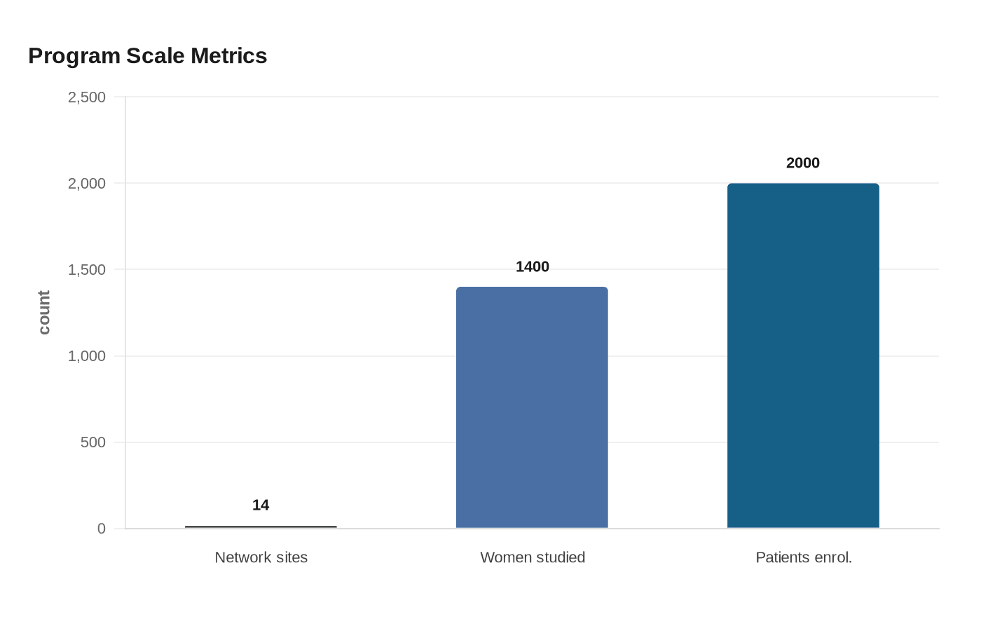 Program Scale Metrics