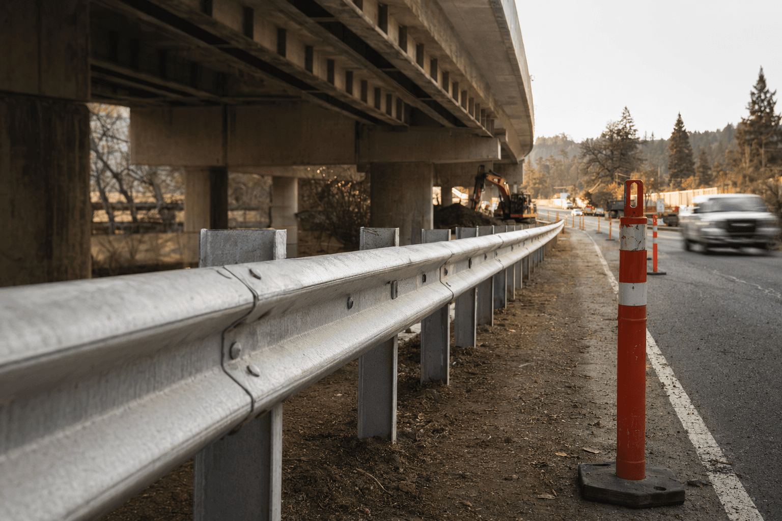 Lane County closes Division-River connector Sunday for guardrail repairs