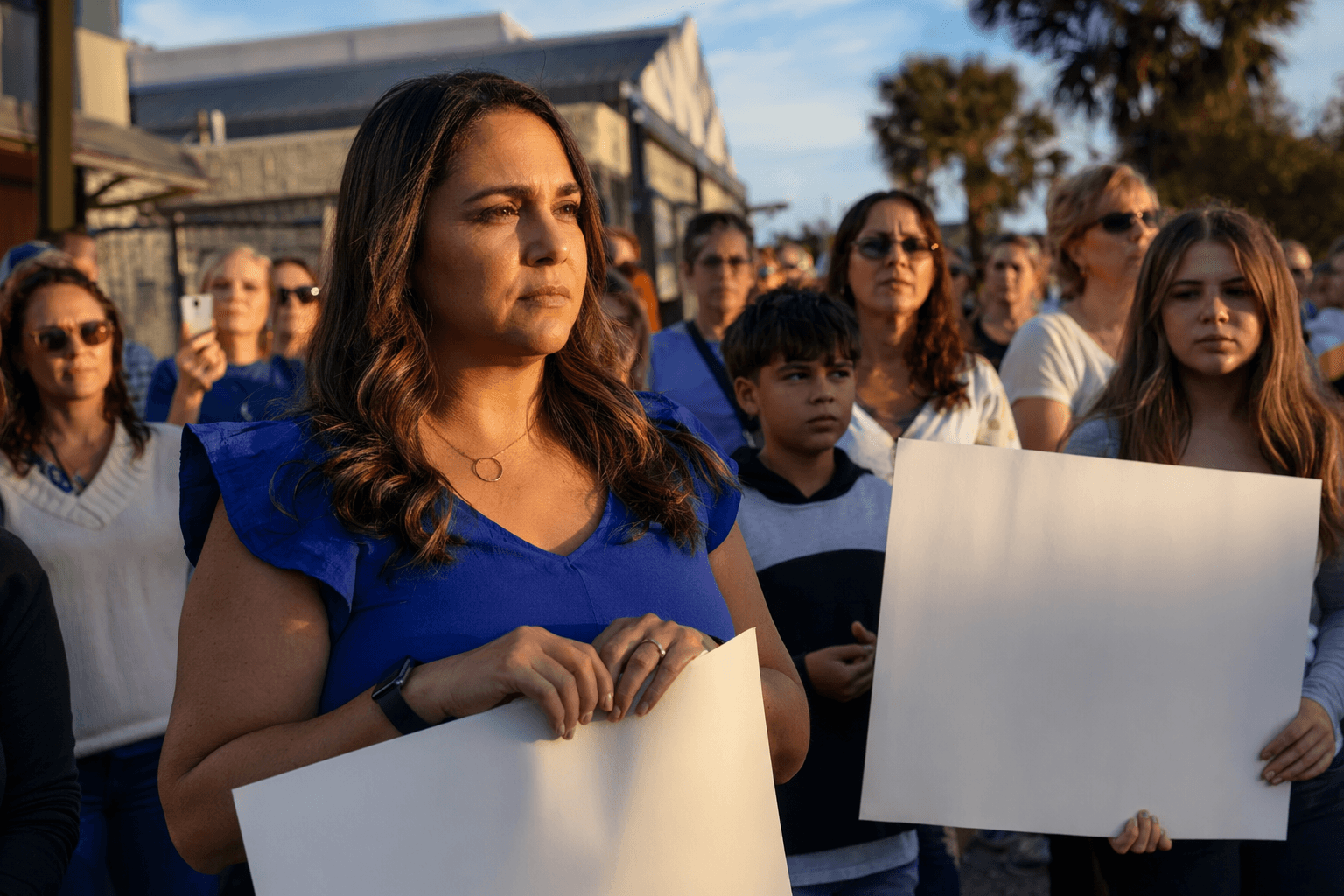 Seminole County families protest teacher cuts at Millennium Middle School