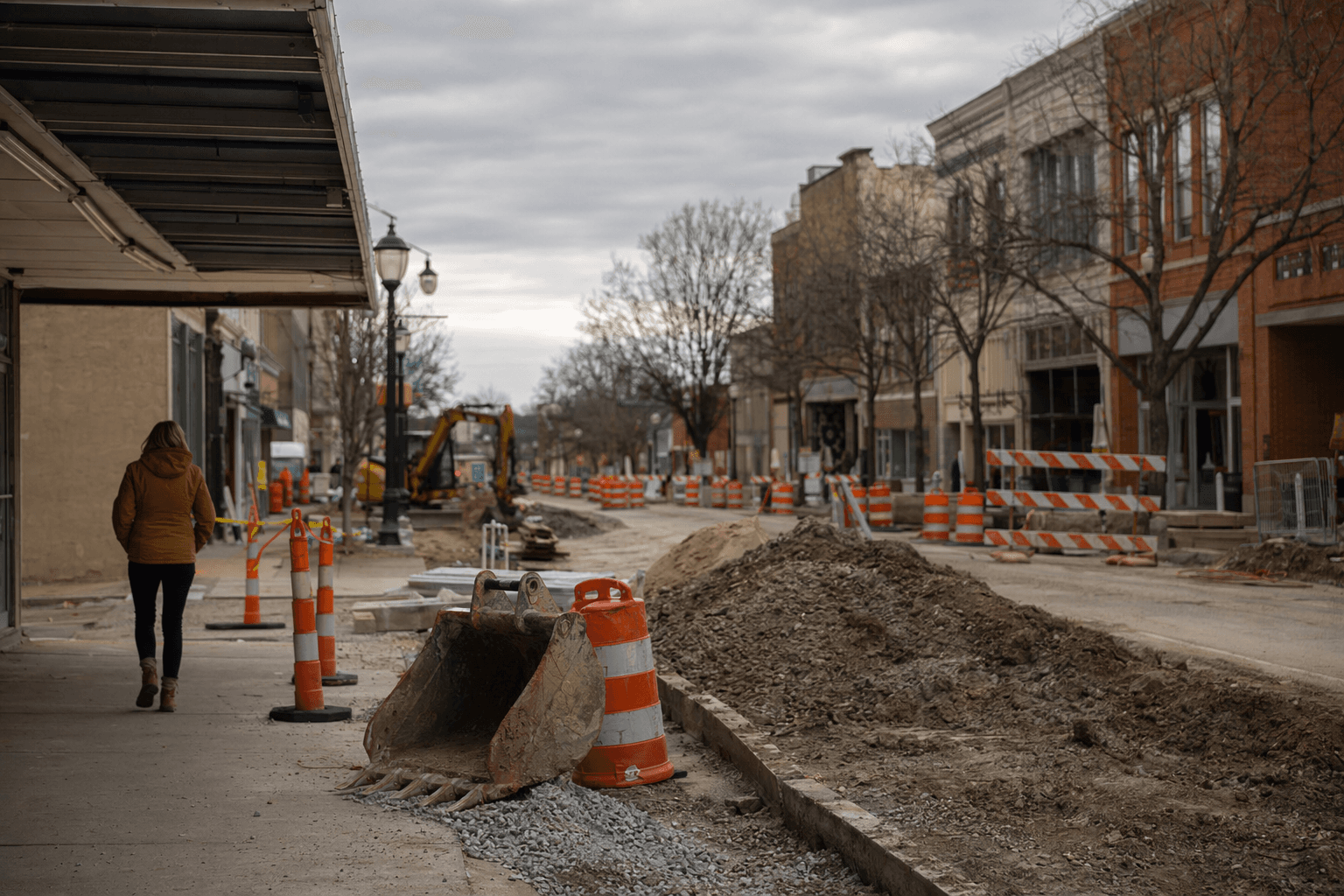 Ninth Street construction strains downtown Lawrence businesses as project continues