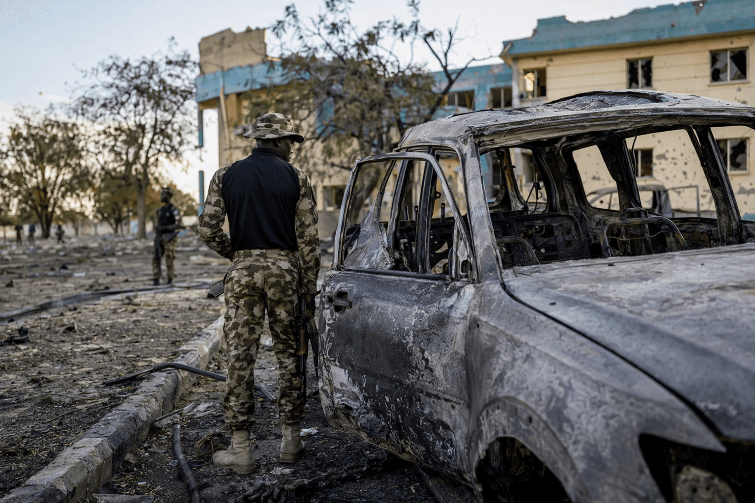Jihadists kill 17 police officers in attack on Nigeria training school